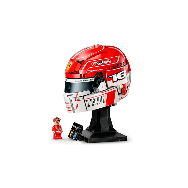 Конструктор LEGO Editions Шлем Шарля Леклера из команды Scuderia Ferrari HP 886 деталей (43014) - изображение 4