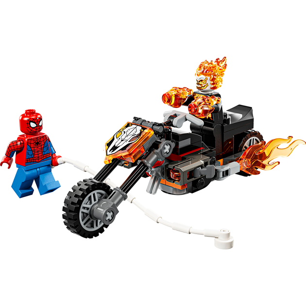 Конструктор LEGO Marvel Людина-павук vs. Примарний вершник на мотоциклі 72 деталі (76335) - зображення 3