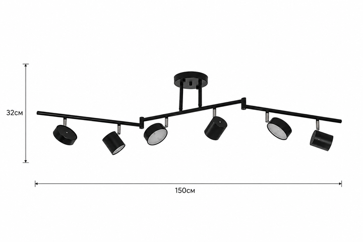 Потолочная светодиодная люстра LED 36W (LS01) - изображение 3