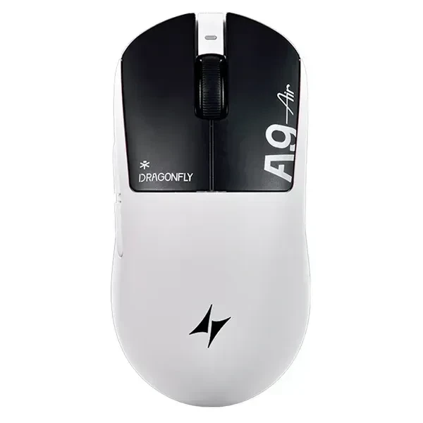 Игровая беспроводная мышь ATK Dragonfly A9 Air Plus Shadow White сенсор PAW3955 (2,4\Bluetooth\USB), 50000 DPI, 8000 Гц, 47 грамм - Фото 1 Игровая беспроводная мышь ATK Dragonfly A9 Air Plus Shadow White сенсор PAW3955 (2,4\Bluetooth\USB), 50000 DPI, 8000 Гц, 47 грамм - изображение 1