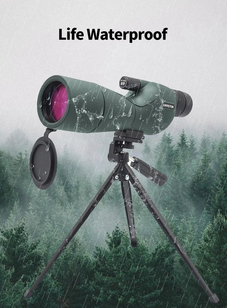 Підзорна труба Loerston 25-75x60 ED | потужний зум монокуляр BAK4 | професійний телескоп для полювання, спостереження, туризму - Фото 7 Підзорна труба Loerston 25-75x60 ED | потужний зум монокуляр BAK4 | професійний телескоп для полювання, спостереження, туризму - изображение 7
