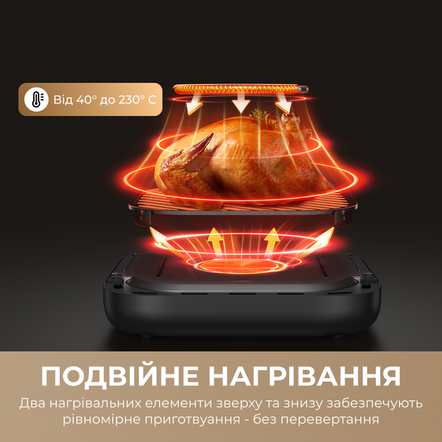 Мультипечь MOVA AeroChef FD10 Pro Max Black - изображение 3