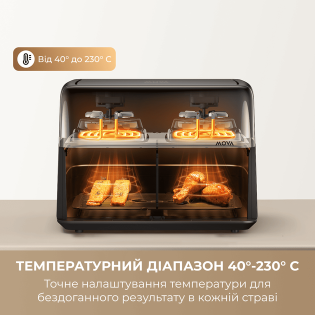 Мультипечь MOVA AeroChef FD20s Pro Black - изображение 3