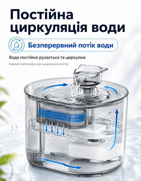Поилка NP-243 для кошек автопоилка питьевой фонтан для кошек кошек собак для домашних животных поилка с фильтром - Фото 3 Поилка NP-243 для кошек автопоилка питьевой фонтан для кошек кошек собак для домашних животных поилка с фильтром - изображение 3