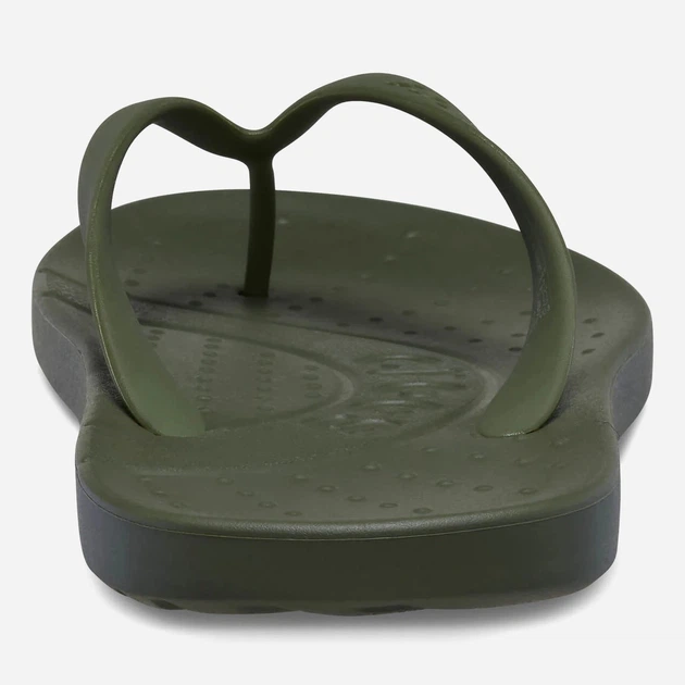 Женские вьетнамки для пляжа Crocs Flip 210089-309 37-38 (M5/W7) 25 см Зеленые (198445111372) - Фото 3 Женские вьетнамки для пляжа Crocs Flip 210089-309 37-38 (M5/W7) 25 см Зеленые (198445111372) - изображение 3