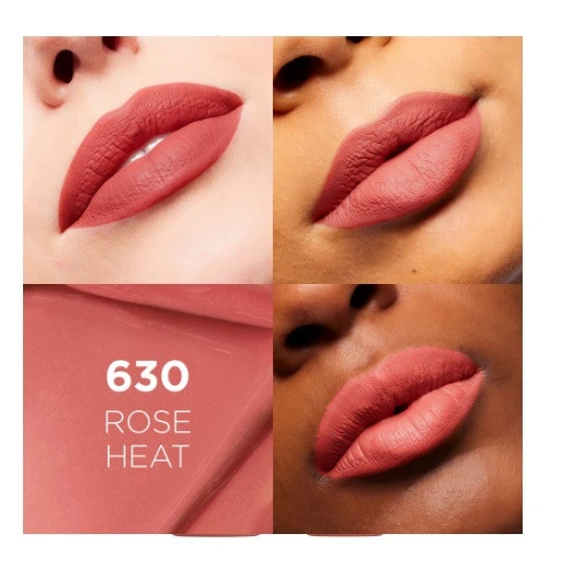Жидкая матовая помада для губ L’Oréal Paris Infaillible Matte Resistance 630 Rose Heat, 5 мл - изображение 2