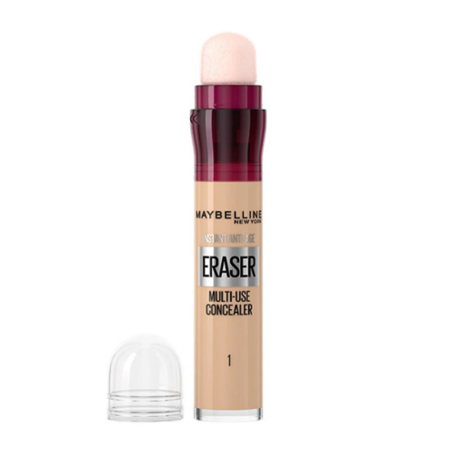 Консилер для обличчя Maybelline New York Instant Eraser Multi-Use Concealer 01 Light, 6.8 мл - Фото 1 Консилер для обличчя Maybelline New York Instant Eraser Multi-Use Concealer 01 Light, 6.8 мл - зображення 1