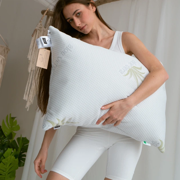 Подушка антиалергенная №800 "Dorotea" EcoSilk Hand Made (мягкая) .50*70 - изображение 15