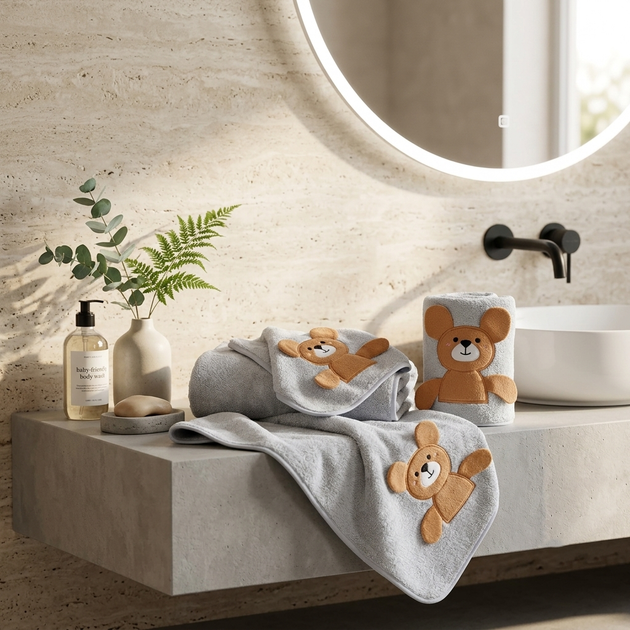 Набор полотенец Malloory Home 3 шт. 140x70/100x50/35x75 см микрофибра высокой плотности/мягкие/быстросохнущие Светло-серый - Фото 3 Набор полотенец Malloory Home 3 шт. 140x70/100x50/35x75 см микрофибра высокой плотности/мягкие/быстросохнущие Светло-серый - изображение 3