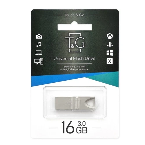 Флеш накопичувач USB 16Gb T&G Metal TG117, Silver, USB 3.0 (TG117SL-16G3) - Фото 2 Флеш накопичувач USB 16Gb T&G Metal TG117, Silver, USB 3.0 (TG117SL-16G3) - изображение 2