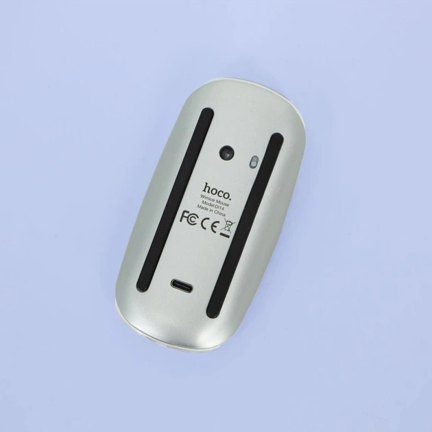 Компьютерная мышь Hoco беспроводная 1600 DPI Bluetooth 3.0–5.0 белая (DI14) - изображение 3