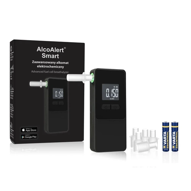 Алкотестер BACscan AlcoAlert Smart с электрохимическим сенсором и подключением к приложению Черный (AlcoAlert Smart) - изображение 4