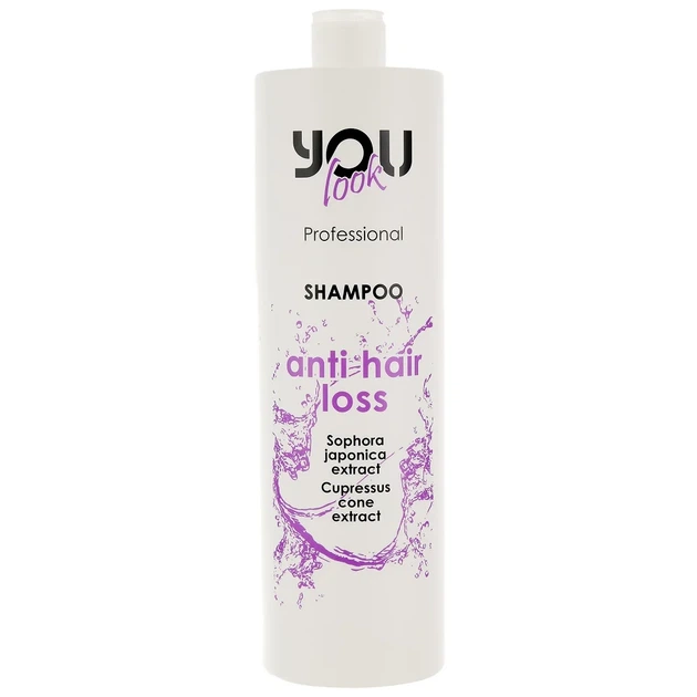 Шампунь You Look Professional Anti Hair Loss SHAMPOO проти випадіння волосся з японською софорою 1000 мл - Фото 1 Шампунь You Look Professional Anti Hair Loss SHAMPOO проти випадіння волосся з японською софорою 1000 мл - изображение 1