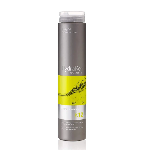 Шампунь безсульфатний ERAYBA HydraKer Total Repair K12 Keratin Shampoo 250 мл для відновлення та зволоження волосся з кератином - Фото 1 Шампунь безсульфатний ERAYBA HydraKer Total Repair K12 Keratin Shampoo 250 мл для відновлення та зволоження волосся з кератином - изображение 1