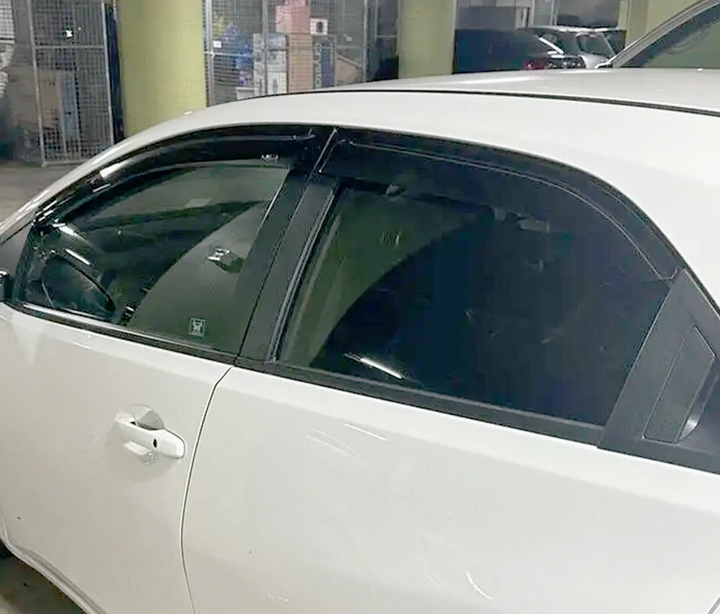 Ветровики на окна (4 шт, HIC) для хэтчбек Honda Civic HB 2012-2020 гг - изображение 2