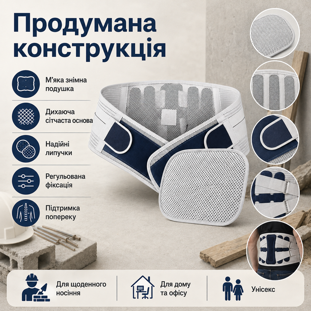 Регулируемый поддерживающий пояс для талии ( размер L ) - изображение 2