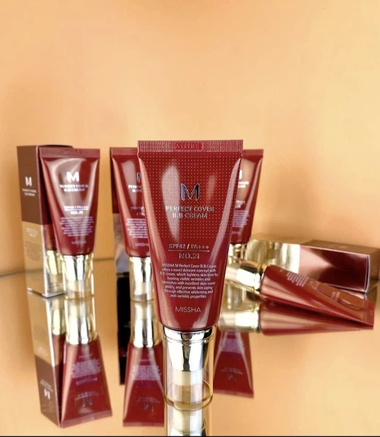 ВВ-крем с идеальным покрытием MISSHA M Perfect Cover BB Cream No23 SPF42 PA+++, 50 мл - изображение 3