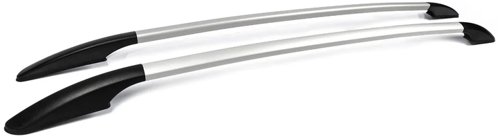 Рейлинги OmsaLine Solid (2 шт, серые) для Kia Soul I 2008-2013 гг - изображение 3