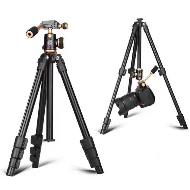 Штатив профессиональный QZSD Q160S с шаровой головкой 126 см Black (3_08648) - Фото 2 Штатив профессиональный QZSD Q160S с шаровой головкой 126 см Black (3_08648) - изображение 2