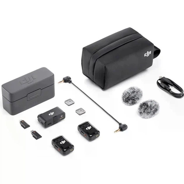 Мікрофонна радіосистема DJI Mic 2 (2 TX + 1 RX) - зображення 3