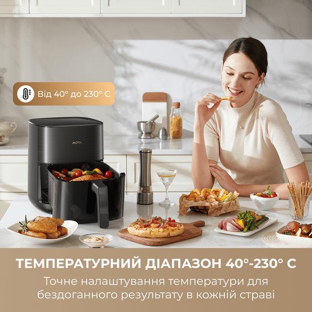 Мультипіч MOVA AeroChef FD10s Pro Black - зображення 4