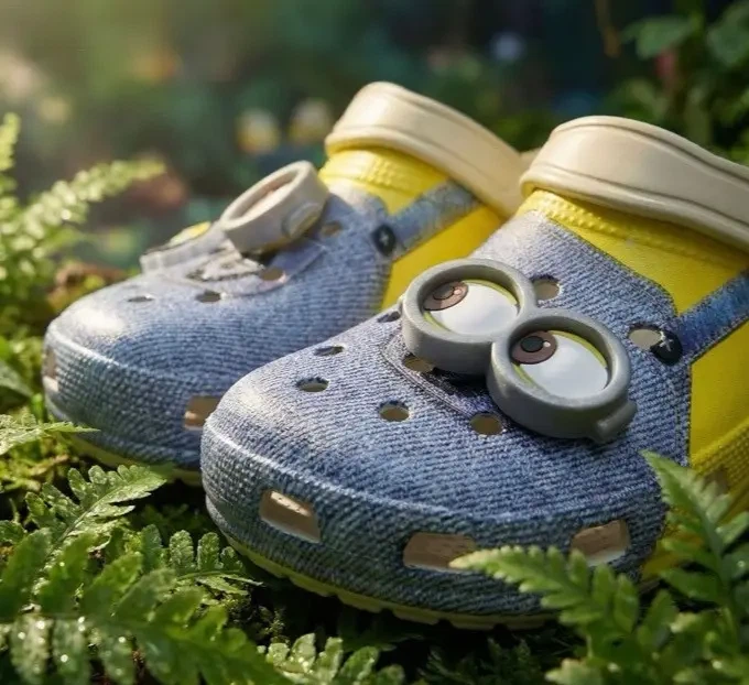 Крокси Міньйони Сrocs x Minions жовто-синього кольору, Унісекс(38-39). - Фото 2 Крокси Міньйони Сrocs x Minions жовто-синього кольору, Унісекс(38-39). - зображення 2
