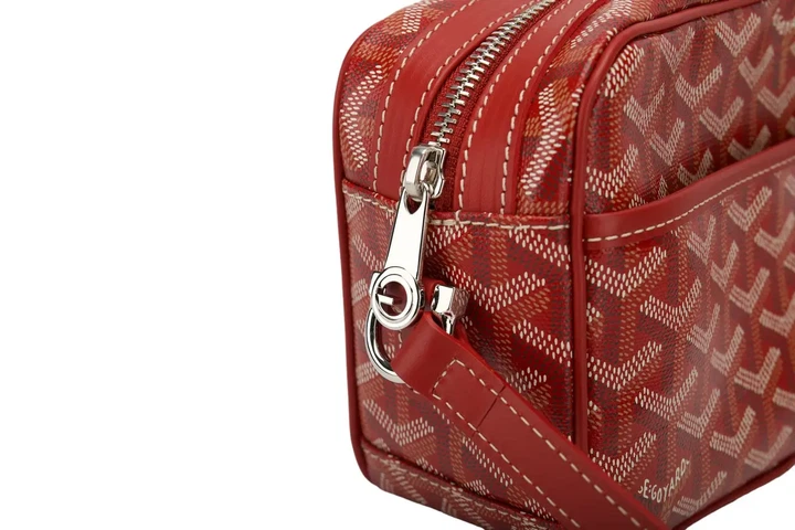 Премиальная сумка через плечо Goyard красного цвета. - Фото 7 Премиальная сумка через плечо Goyard красного цвета. - изображение 7