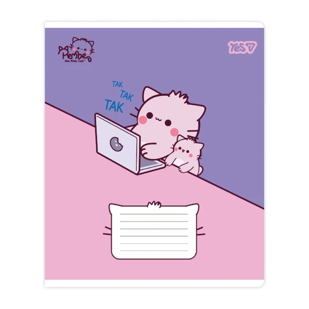 Зошит учнівський Pembe the cat YES 769042 12 аркушів Різнокольоровий shop (4823133112077) - зображення 4