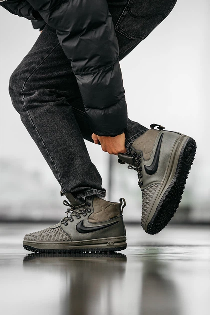Кроссовки зимние мужские Ni Lunar 1 Duckboot 17 Green мех / Най Лунар Дакбут зеленые с мехом 44 - Фото 3 Кроссовки зимние мужские Ni Lunar 1 Duckboot 17 Green мех / Най Лунар Дакбут зеленые с мехом 44 - изображение 3