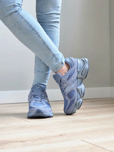 Кросівки жіночі і чоловічі N Bal 9060 Grey Blue / Н Бел 9060 сірі блакитні 40 - зображення 2