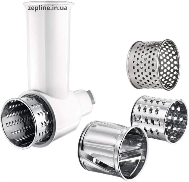 Електрична м'ясорубка Zepline ZP-00380 3000 Вт з реверсом, соковижималкою, шатківницею та насадкою для ковбас,кеббе. - зображення 6