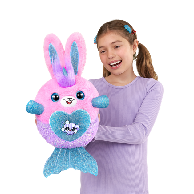 Кукла ZURU Cloud Wave Unicorn Magic Egg Mermaid плюшевая для девочек - изображение 5