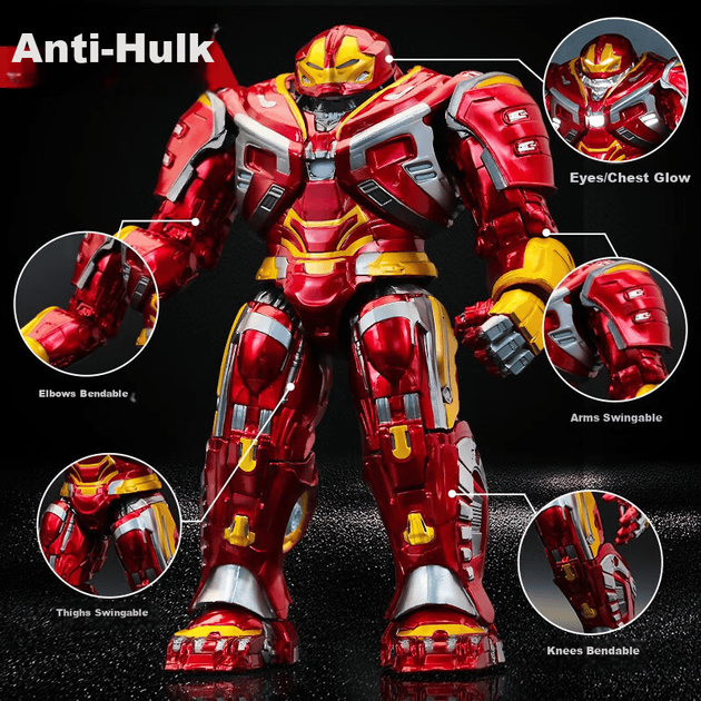 Фигурка Marvel Iron Man Anti-Hulk 8" коллекционная 180601 - изображение 5