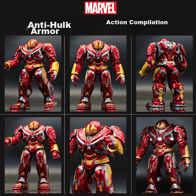 Фигурка Marvel Iron Man Anti-Hulk 8" коллекционная 180601 - изображение 7
