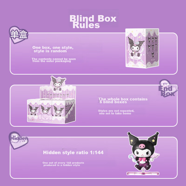 Фигурка MINISO Kuromi слепая коробка, подарочная - изображение 5