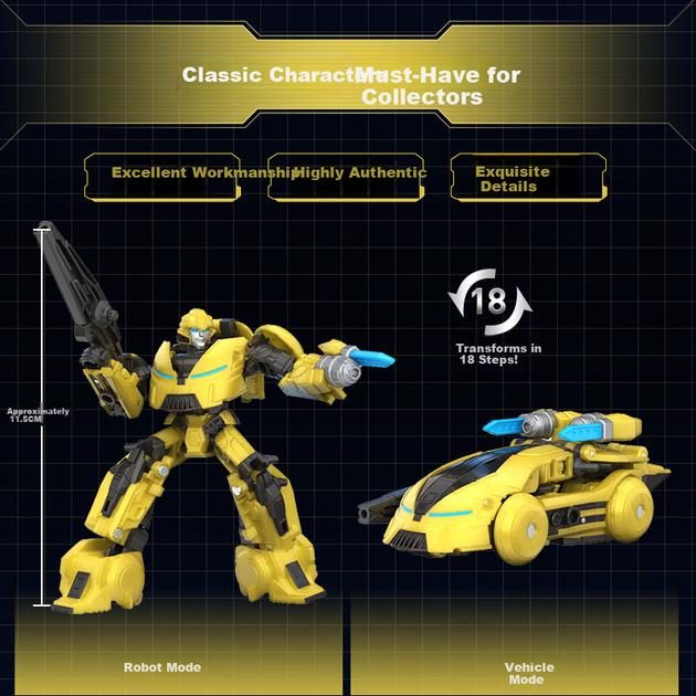 Фигурка Transformers Studio Series Bumblebee G0619 детская - Фото 2 Фигурка Transformers Studio Series Bumblebee G0619 детская - изображение 2