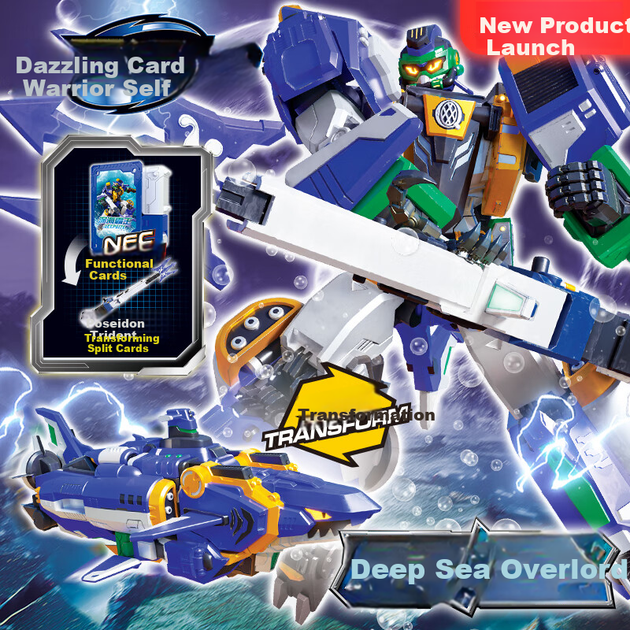 Робот-трансформер JUMPGO Optimus Prime серии Battle for Earth 2, сборная фигурка, 8157 - изображение 3