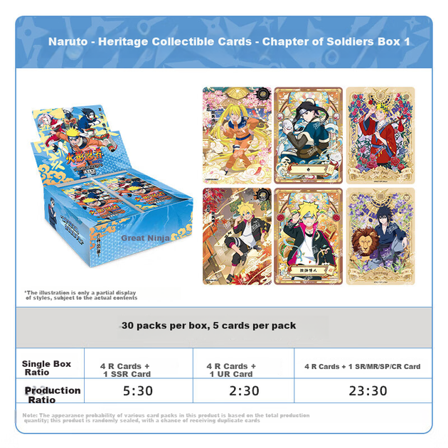 Карточная игра Kayou Naruto с редкой картой CR - изображение 4