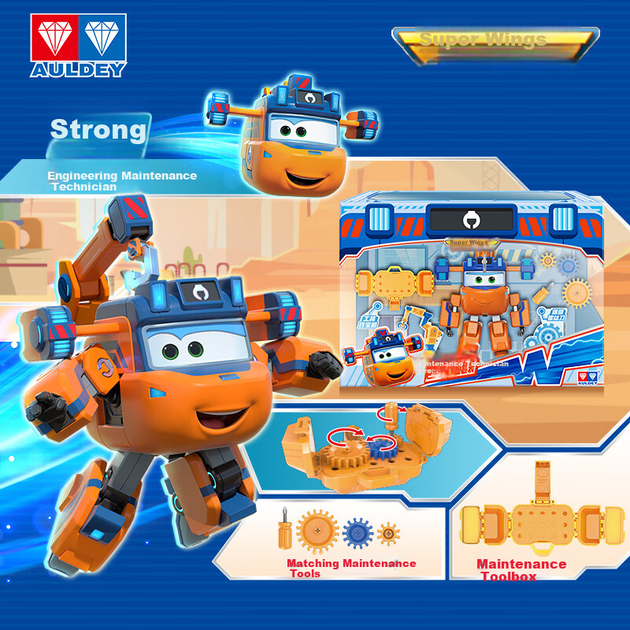 Набор игровой AULDEY Super Wings, робот-трансформер, для детей - изображение 4