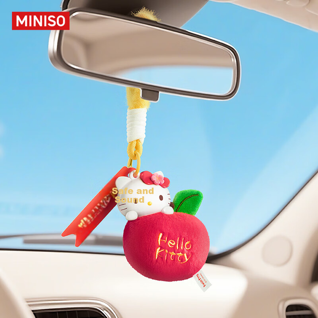 MINISO Hello Kitty Новий рік Ароматична підвісна прикраса Сліпа коробка Фігурка Іграшка Прикраса Подарунок на День народження для дівчаток Одна коробка - изображение 2