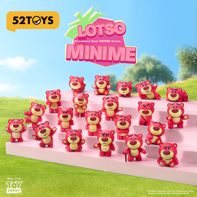Фігурки 52TOYS «полуничний ведмедик» міні-серія набір 20 шт, у сліпій коробці, подарункові - зображення 2