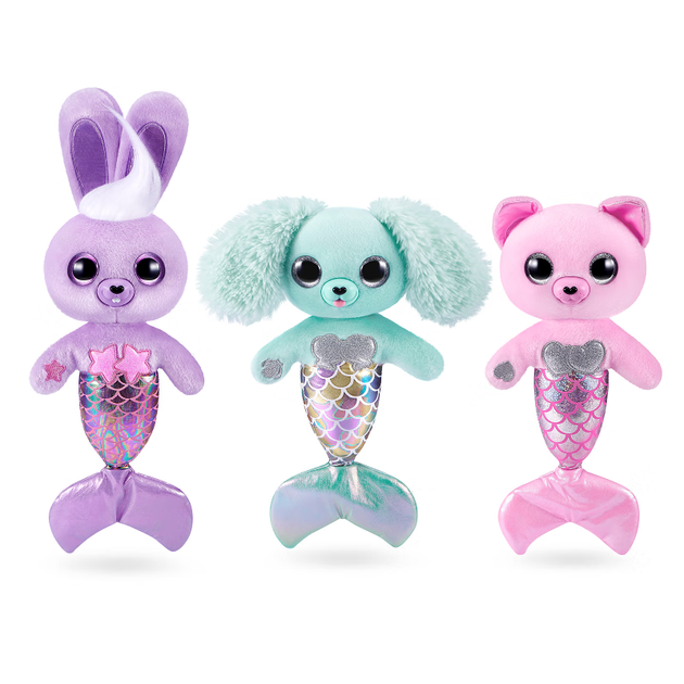 Игрушка ZURU Pet Lively Mermaid с подсветкой и звуком, сюрприз в закрытой коробке, подарок на день рождения для мальчиков и девочек. - изображение 6
