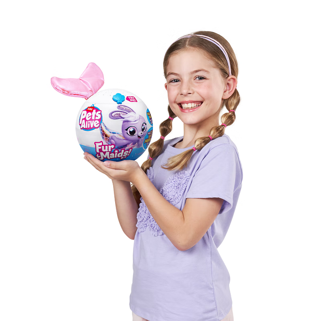 Игрушка ZURU Pet Lively Mermaid с подсветкой и звуком, сюрприз в закрытой коробке, подарок на день рождения для мальчиков и девочек. - изображение 8
