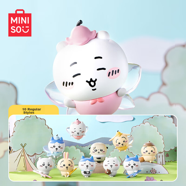 Фигурка MINISO Chiikawa Happy Companion в закрытой коробке, игрушка, Усаги Джи И, Little Eight, подарок на день рождения для мужчин и женщин. - изображение 4