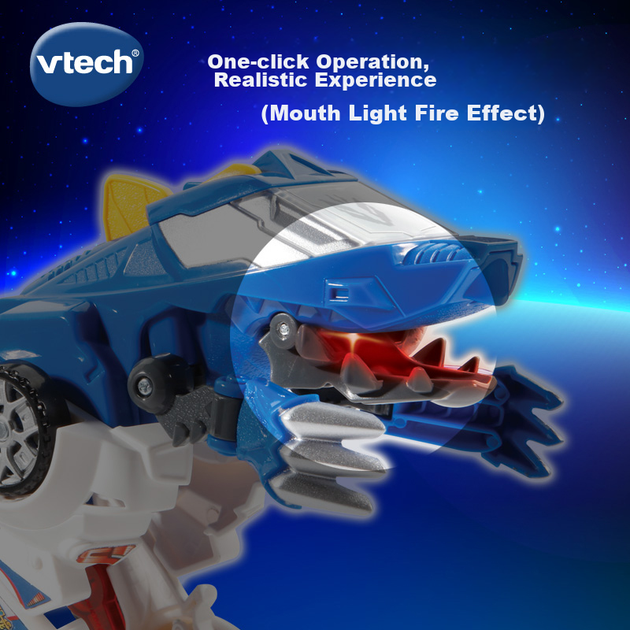 Дитяча іграшка VTech Трансформер Динозавр-охоронець Серп Дракон Супер Змінна Поліцейська Машинка, Подарунок на День народження та свята для хлопчиків віком 3-8 років - зображення 4