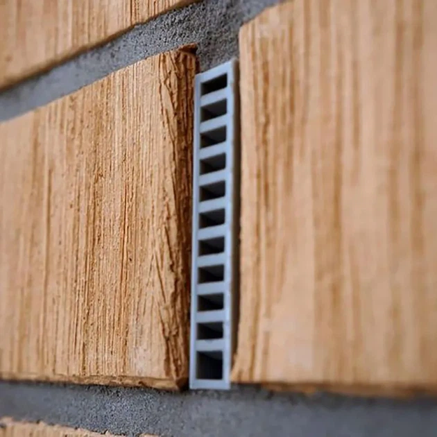 Вентиляционные коробочки для кирпичной кладки 10 мм серый - изображение 3