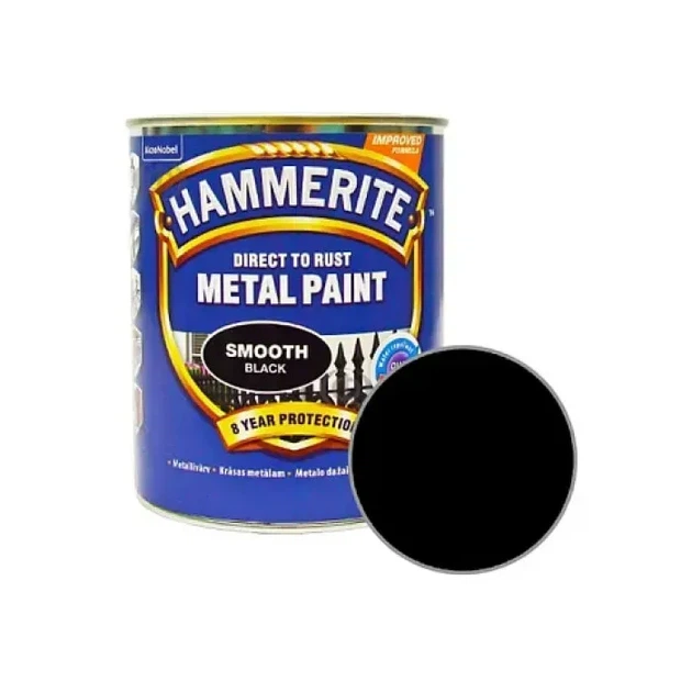 Краска по металлу 3-в-1 Hammerite гладкая Smooth 2,5 литров Зеленый - Фото 8 Краска по металлу 3-в-1 Hammerite гладкая Smooth 2,5 литров Зеленый - изображение 8