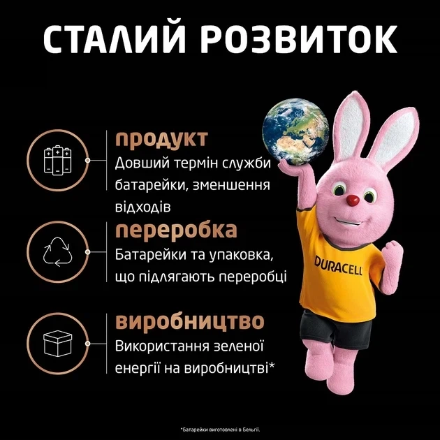 Батарейки Duracell Optimum LR06/AA, алкалінові, 4 шт - изображение 5