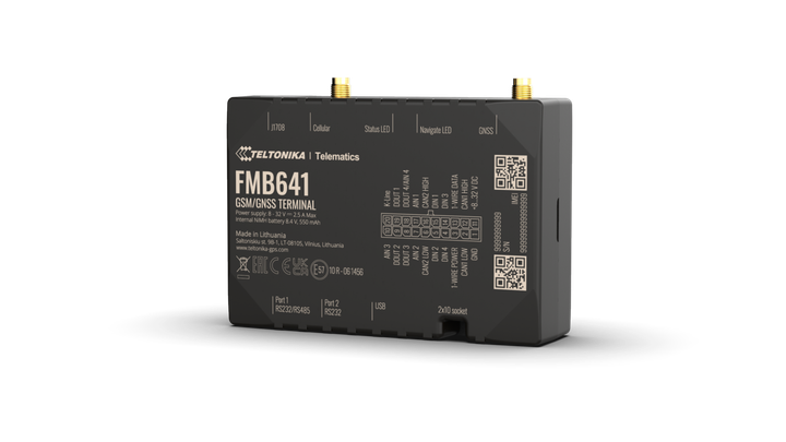 GPS-трекер Teltonika FMB 641 PROFESSIONAL, SIM-карта с 1 месяцем интернета, поддержка iOS/Android/Web - Фото 3 GPS-трекер Teltonika FMB 641 PROFESSIONAL, SIM-карта с 1 месяцем интернета, поддержка iOS/Android/Web - изображение 3
