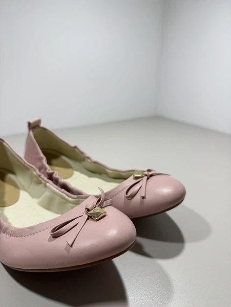 Жіночі туфлі Michael Kors Ballet Juliett Flat балетки класичні рожеві Розмір 37 - 24 см - Фото 3 Жіночі туфлі Michael Kors Ballet Juliett Flat балетки класичні рожеві Розмір 37 - 24 см - изображение 3